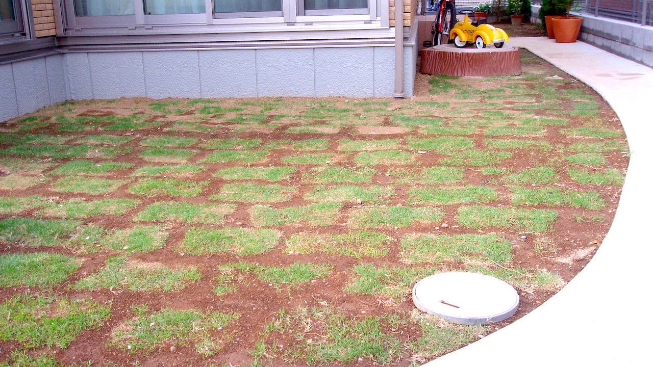 アプローチの外構施工例