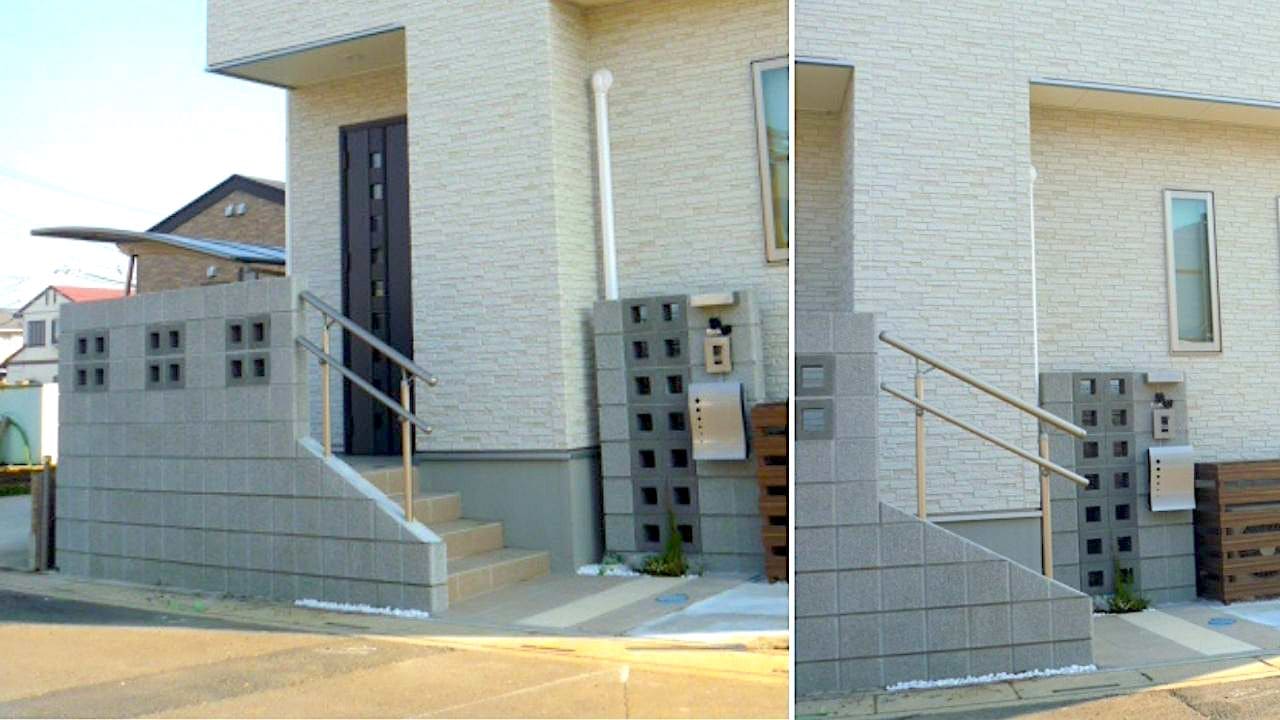 シンプルモダンのスタイリッシュ外構【さいたま市見沼区の施工例】