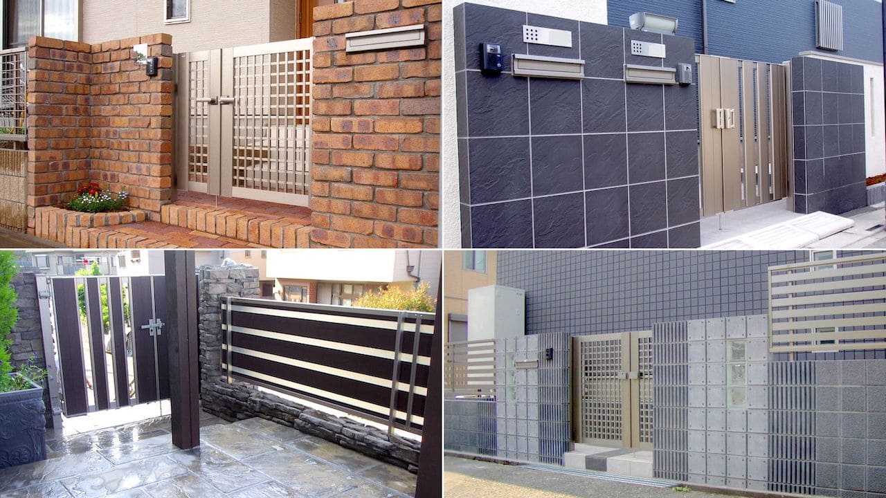 クローズエクステリア施工例をまとめた画像