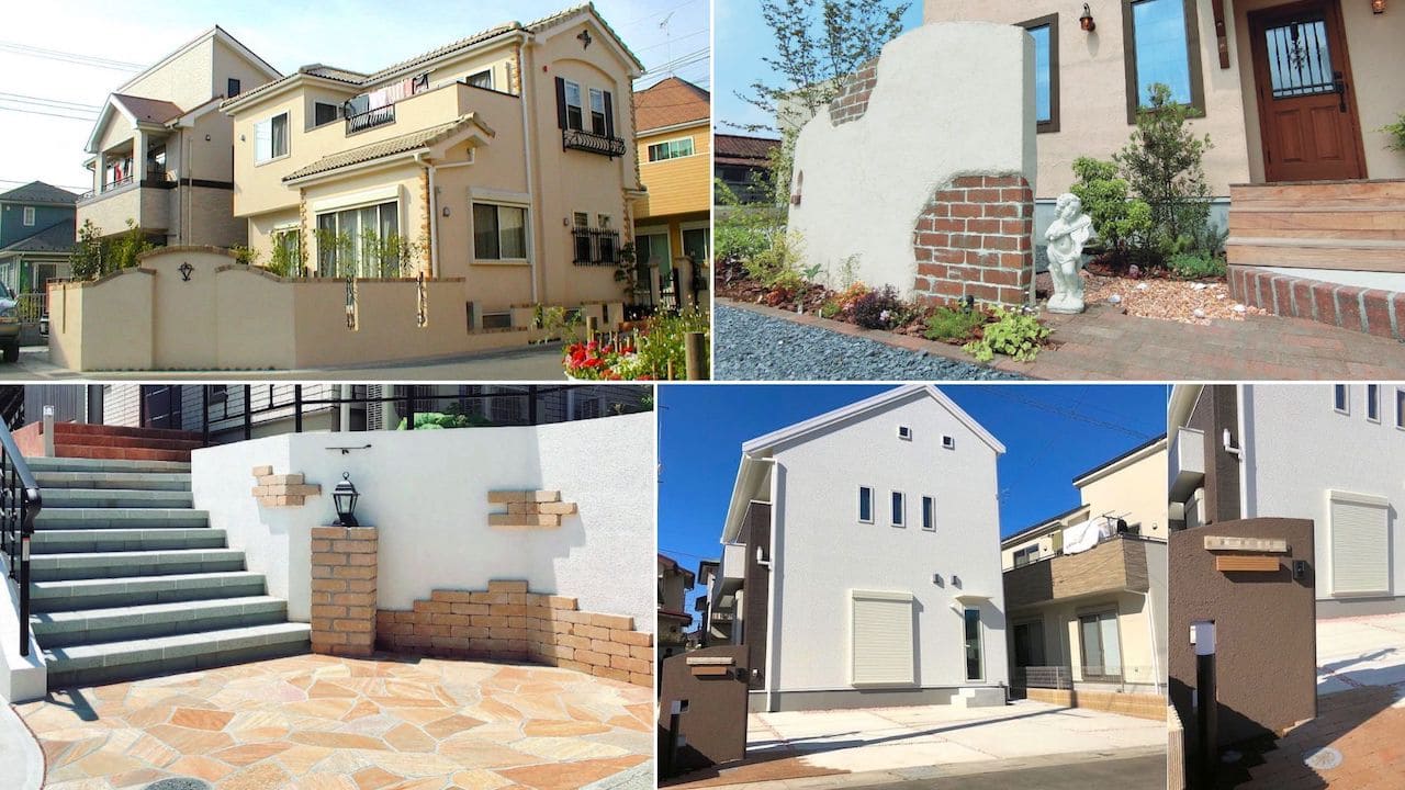 フレンチデザインの施工例をまとめた画像