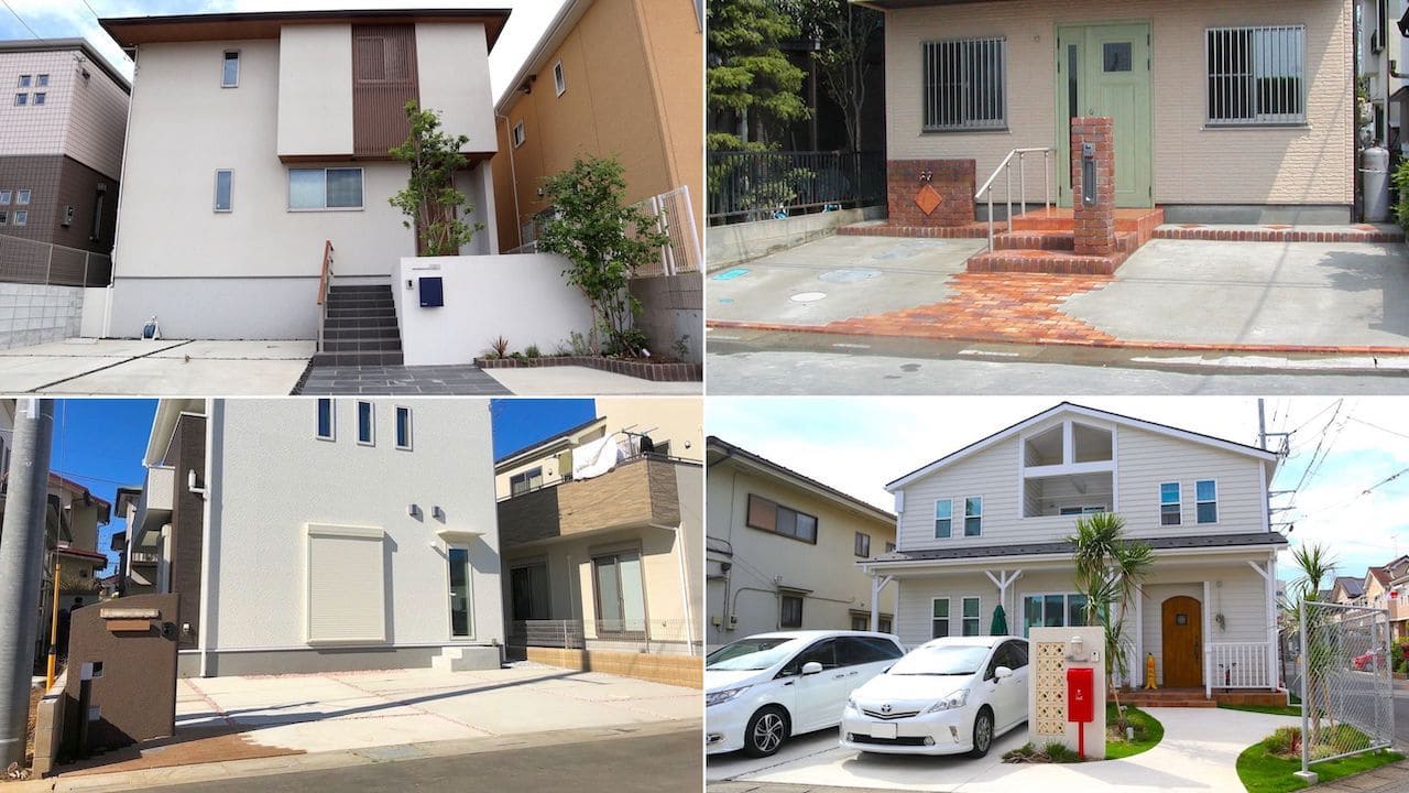 オープンエクステリア施工例をまとめた画像