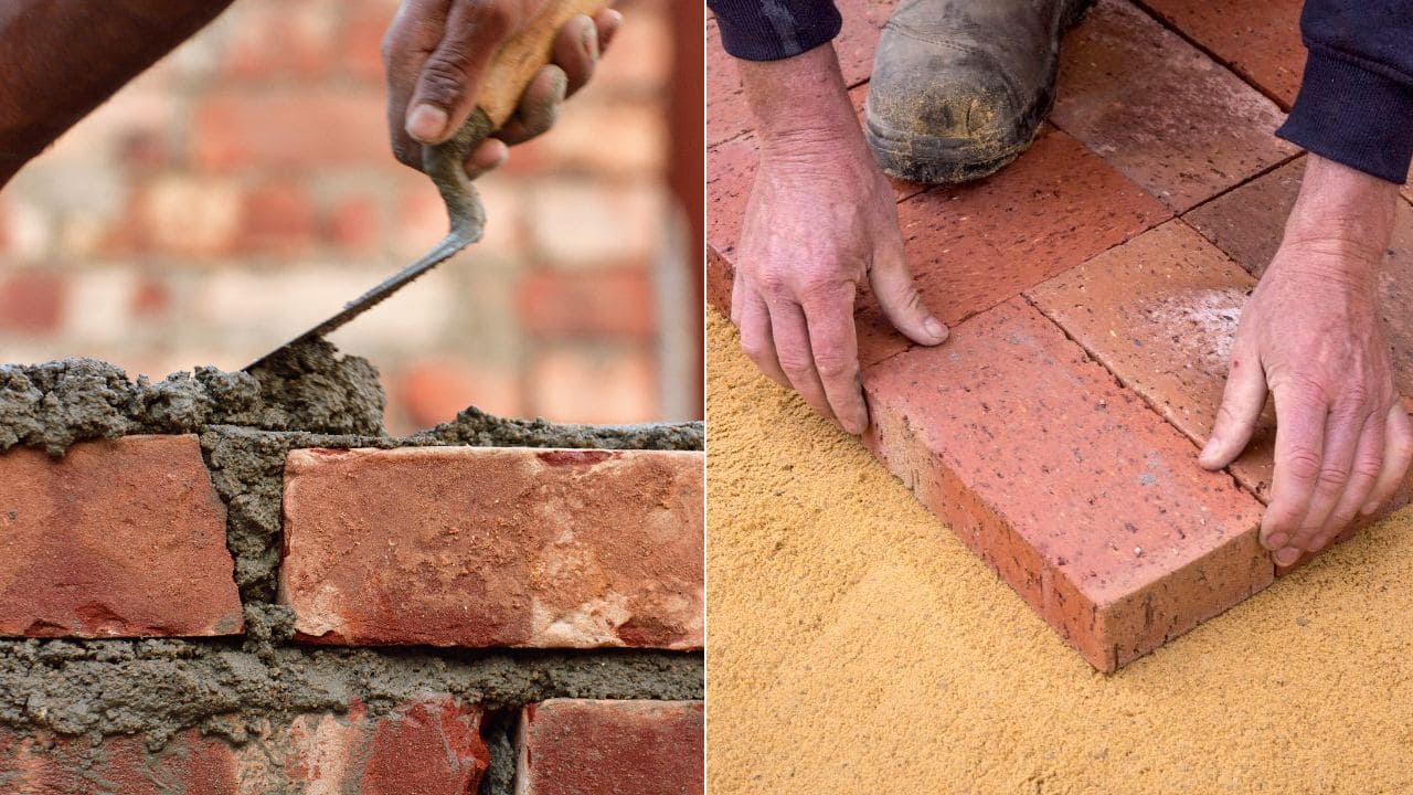 レンガ施工の画像