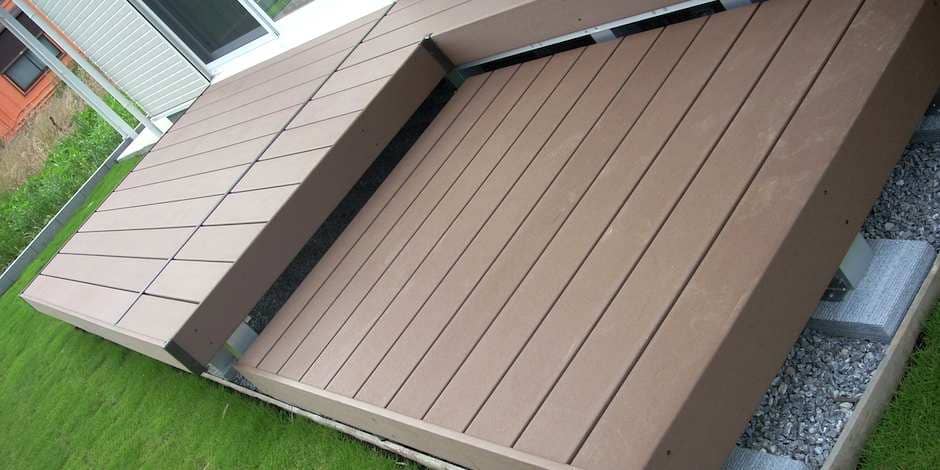 バーベキューができるおしゃれな庭施工例