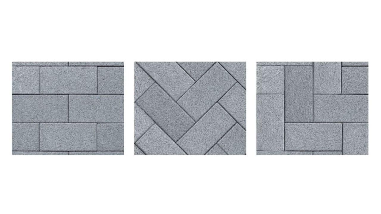 インターロッキングの並べ方パターン