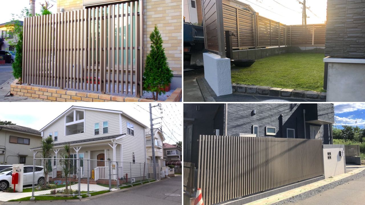 おしゃれな外構フェンスの施工例まとめ