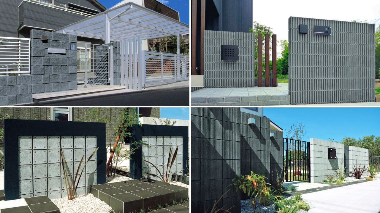 スタイリッシュな化粧ブロックをまとめた画像