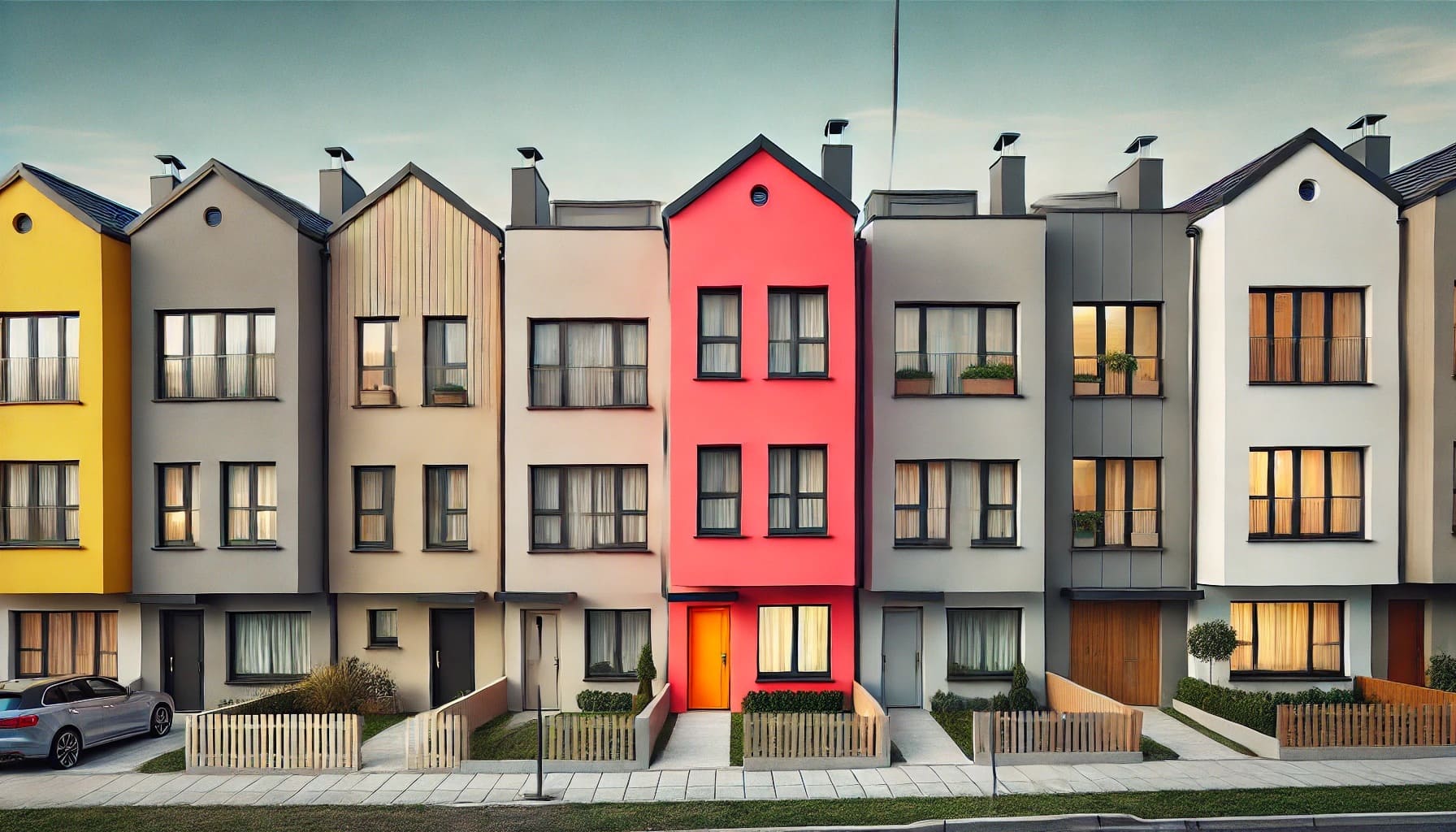 外構エクステリアと色