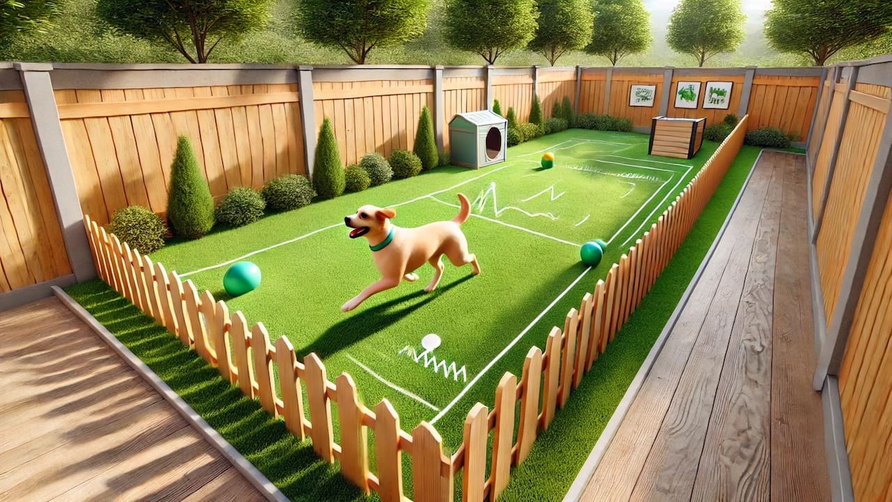 犬用に庭をリフォーム