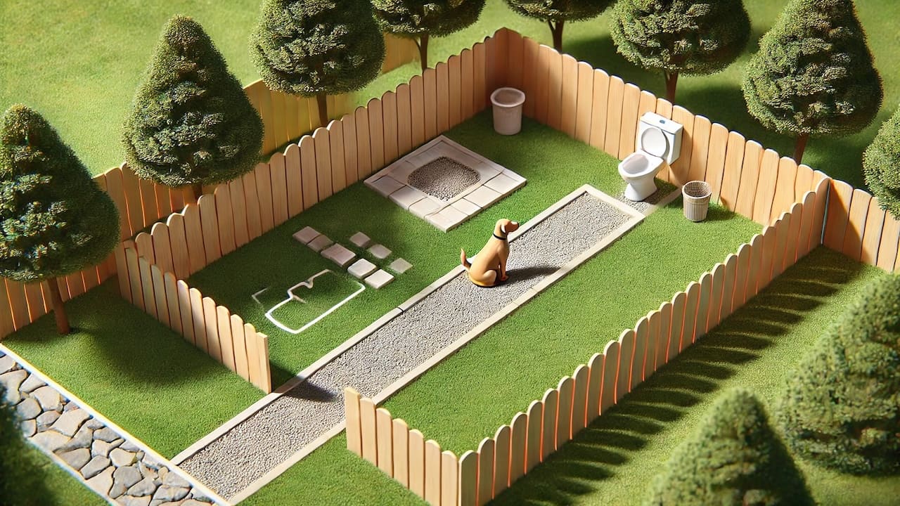 犬用に庭をリフォーム