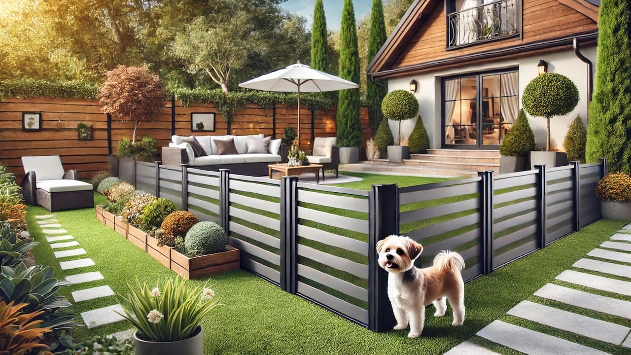 犬用に庭をリフォーム