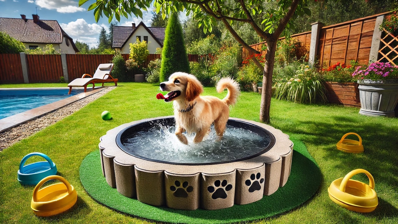 犬用に庭をリフォーム