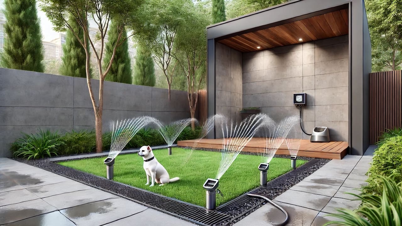 犬用に庭をリフォーム