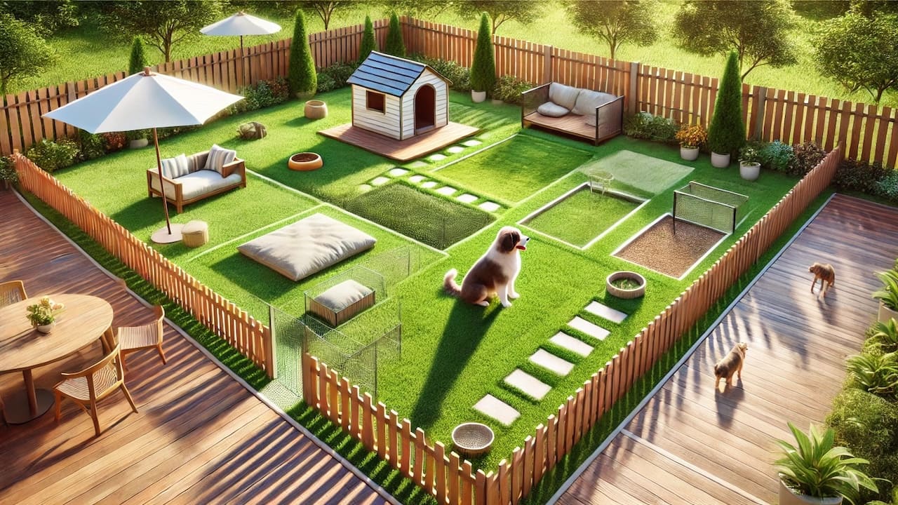 犬用に庭をリフォーム