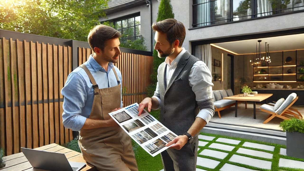 庭リフォームでフェンス工事