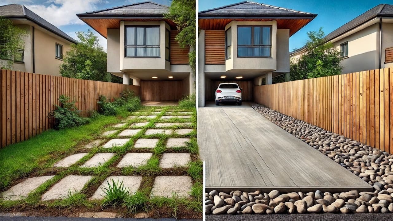 駐車スペースのリフォーム