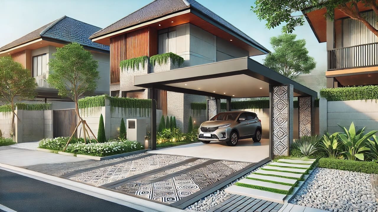 駐車スペースのリフォーム