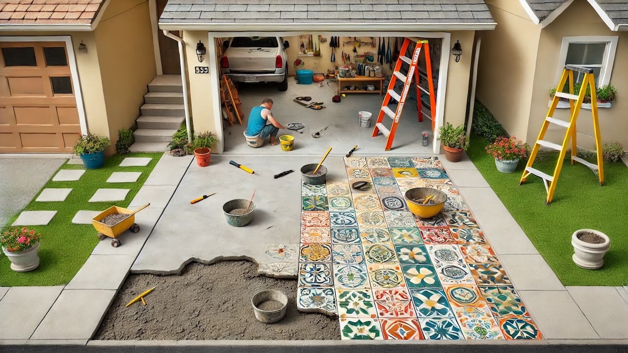 駐車スペースのリフォーム