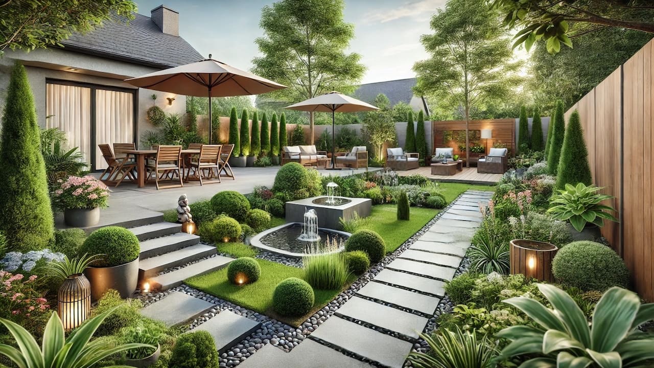 荒れた庭のリフォーム