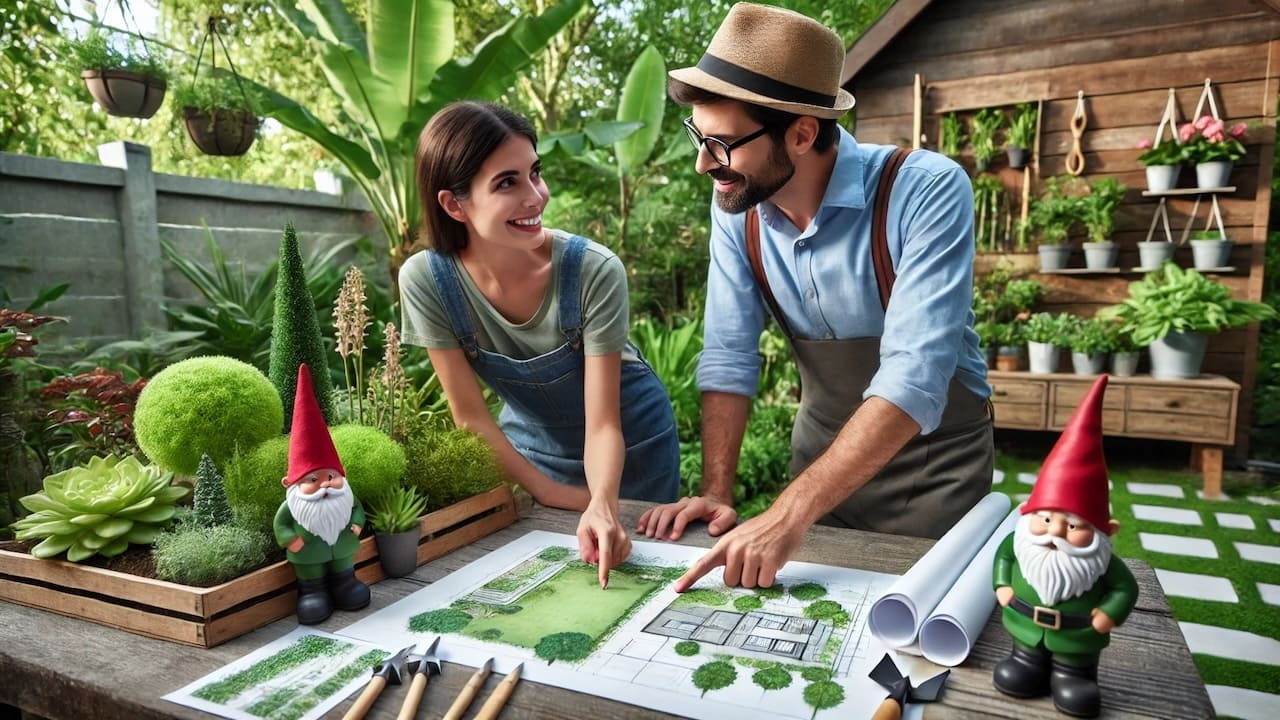 荒れた庭のリフォーム