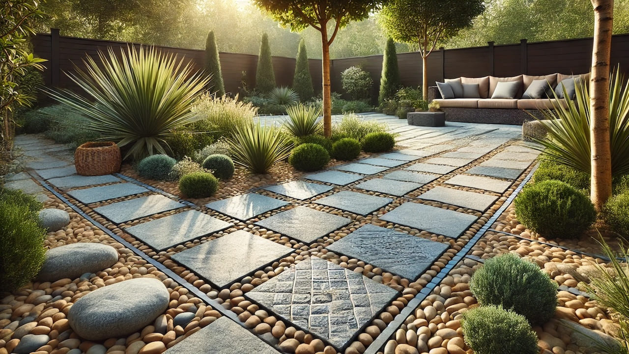 土の庭をリフォーム