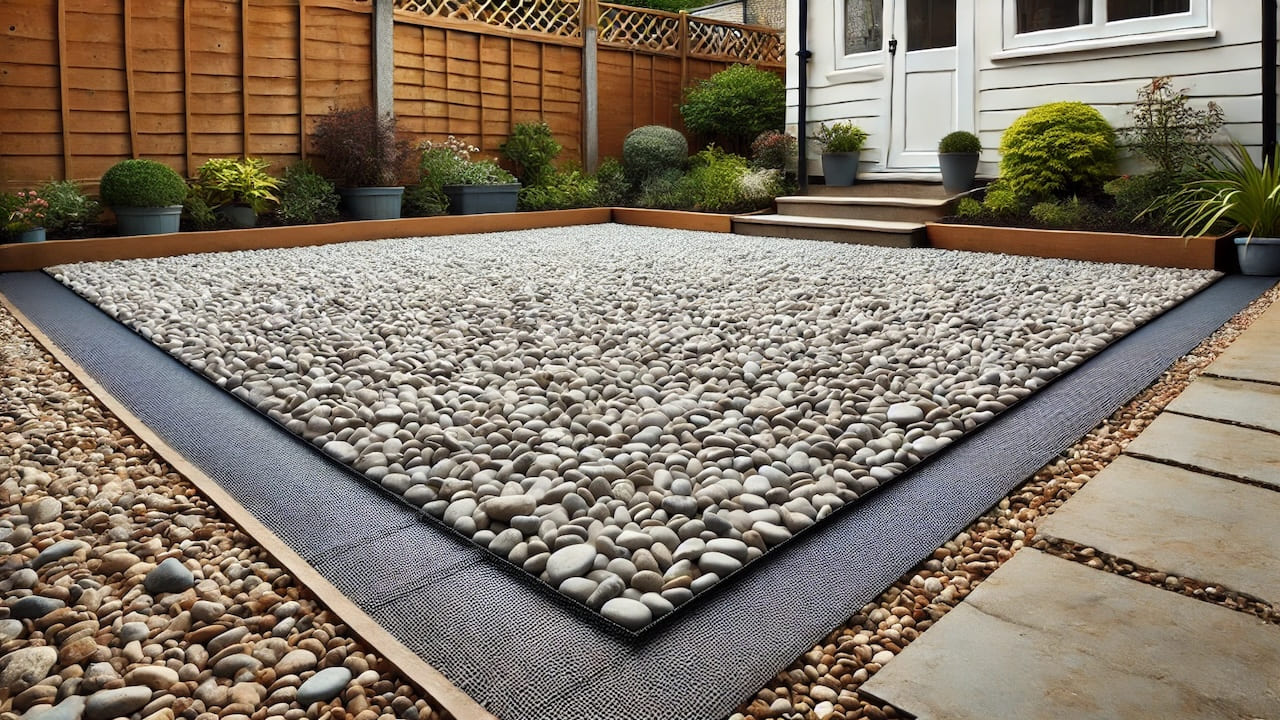 土の庭をリフォーム