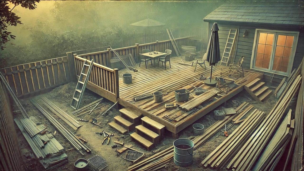 庭リフォームでウッドデッキを設置