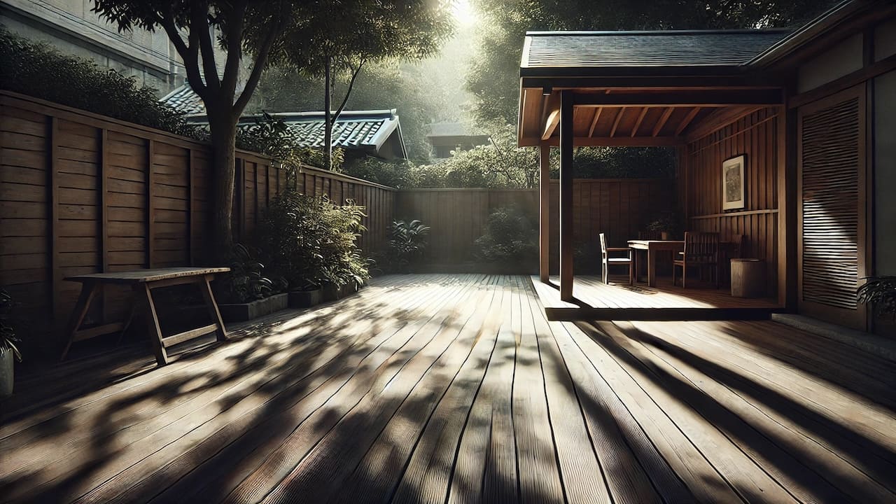 庭リフォームでウッドデッキを設置