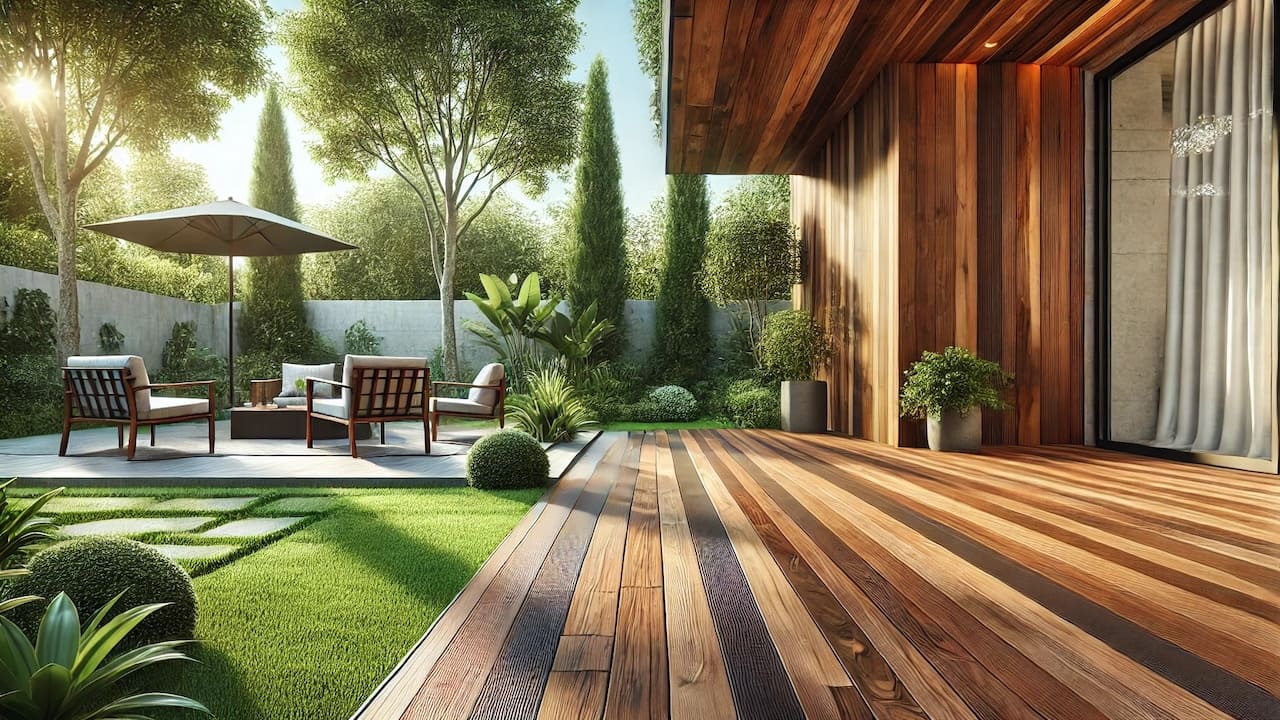 庭リフォームでウッドデッキを設置