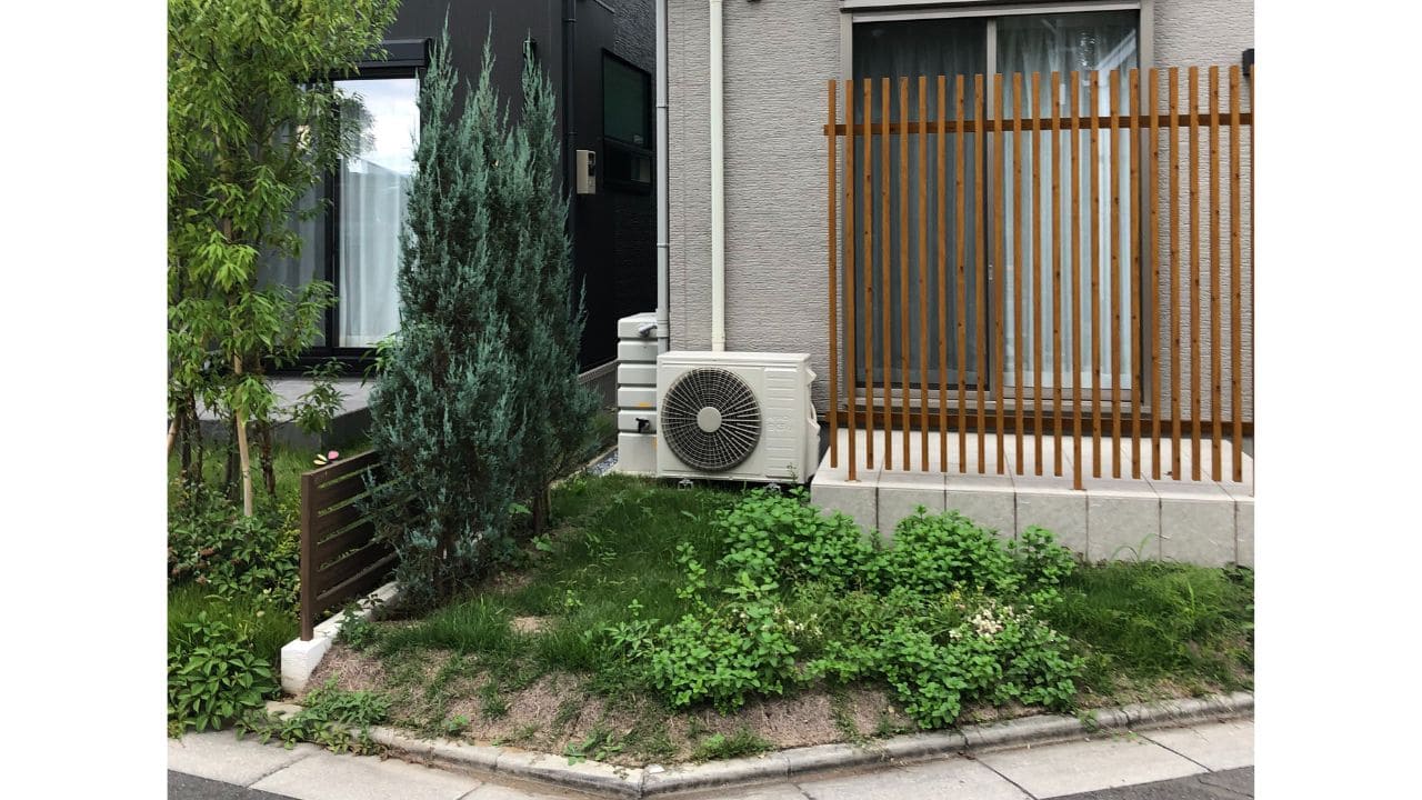 お隣さんが丸見えのリフォーム前