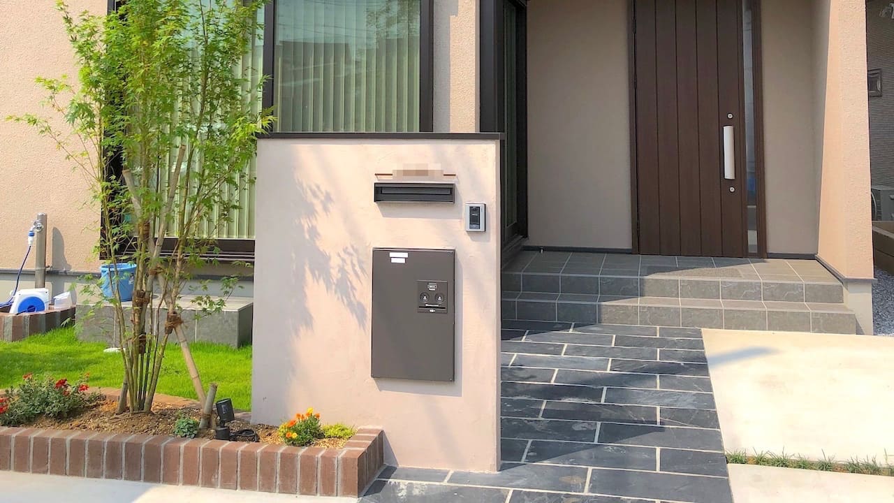 アプローチの外構施工例