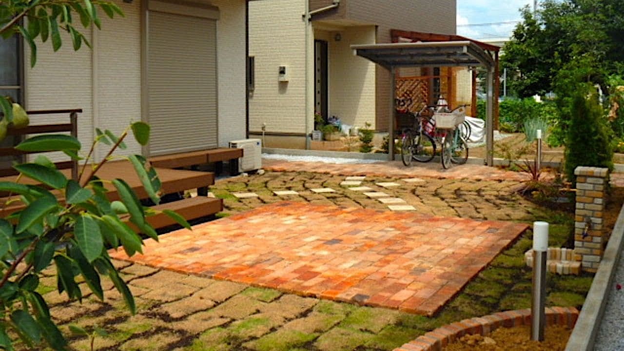 広い庭をおしゃれにレイアウトした外構工事👷【埼玉県川越市の施工例】