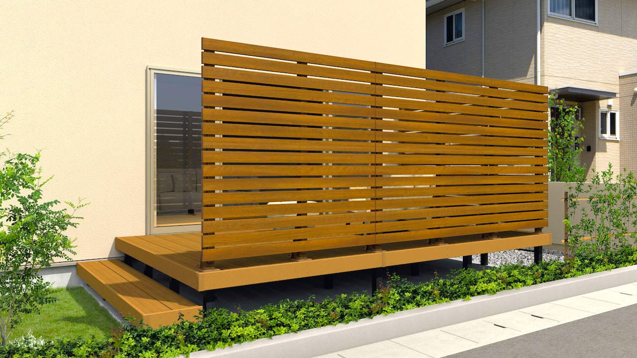 ウッドデッキテラスのアイデア