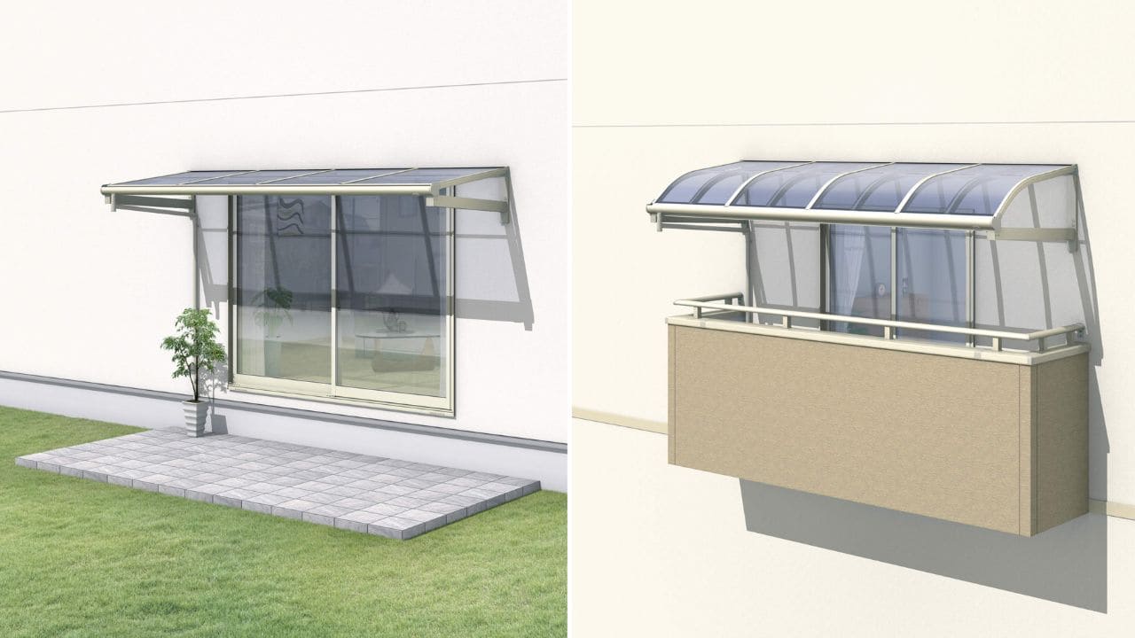 左画像は1階に設置｜右画像は2階に設置