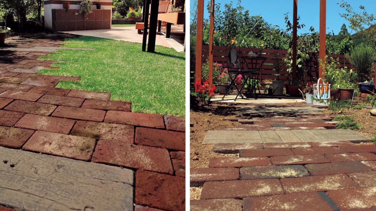 ペインターブラウン色のレンガ「オルダブリック」